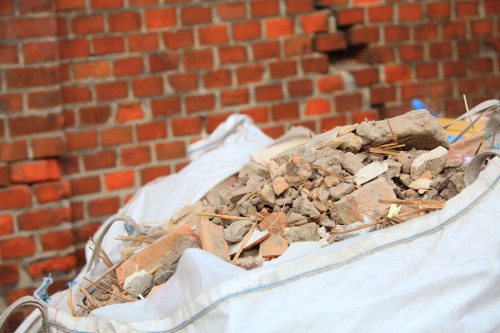 Professionals conducting house clearance in a Wandsworth home