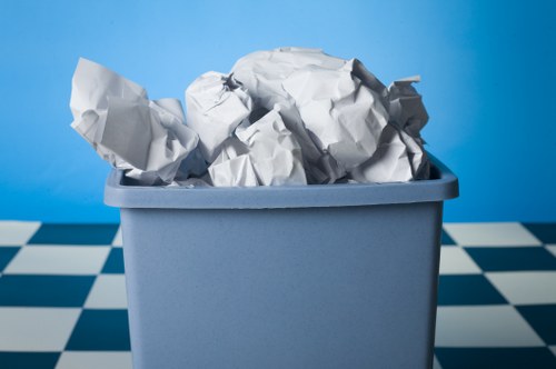 Illustration of hazardous waste containers in Wandsworth