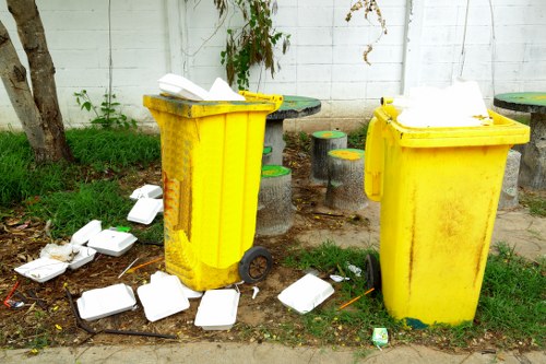Clean and tidy garden after waste removal service
